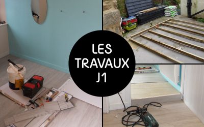 J1 des travaux chez Légèreté d’Être