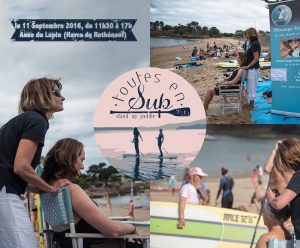 " TOUTES en SUP " est un événement ouvert au public mais RéSERVé aux FILLES, organisé par l'association Emeraude Surf & Paddle (ESP) de Saint-Malo.