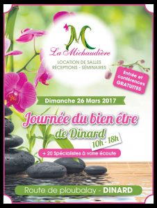 La Michaudière : journée du bien être de Dinard le 26 mars 2017