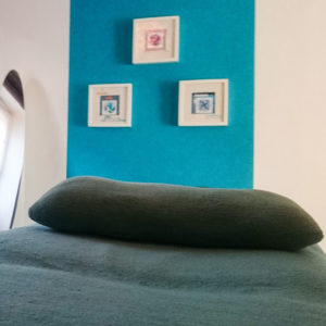 La table de massage de Légèreté d'Être à Saint-Malo