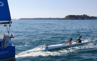 Légèreté d’Être prend la vague du superbe trimaran de la Fondation ARSEP