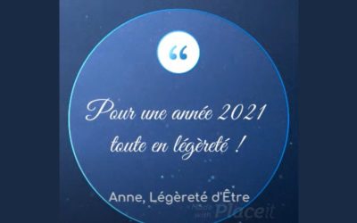 Pour une année 2021 toute en légèreté !