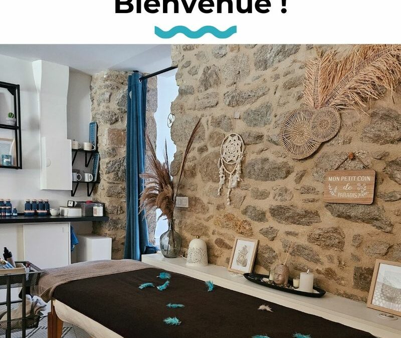 Visite du salon de massage bien-être Légèreté d’Être à Saint-Malo