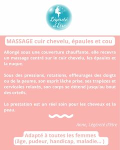 Massage adapté à toutes les femmes