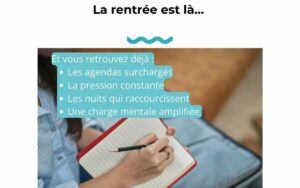 Astuce pour rester vivre la rentrée sans vous épuiser avec Légèreté d'Être